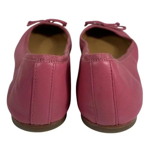 COACH Flatiron Ballet Flats A01667 Rouge Pink w/ Charm NWOB Womens Size 5.5B - Picture 3 of 7